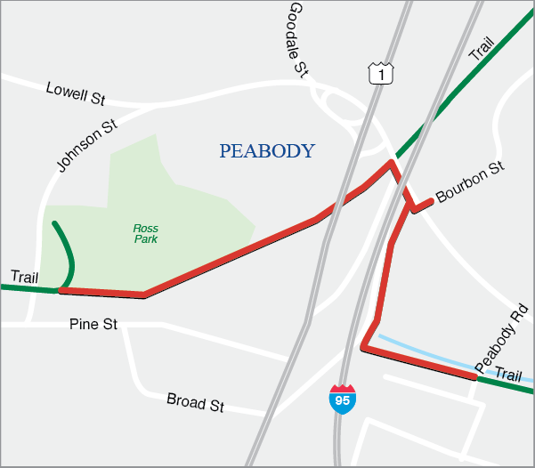 Peabody: Multi-Use Path Construction of Independence Greenway at Interstate 95 and Route 1 